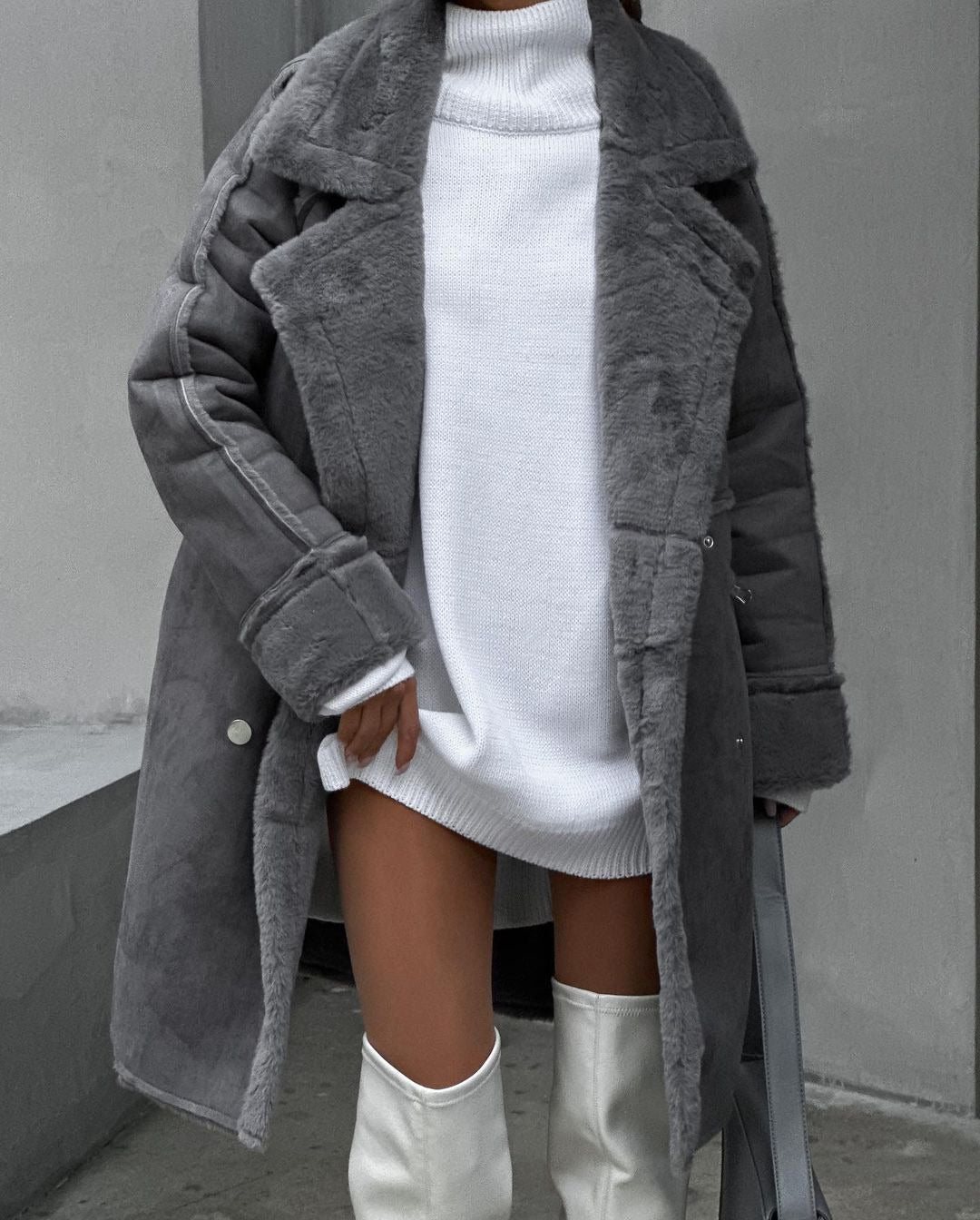 Womens Suede Coat